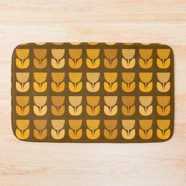 Item preview, Geometric Pattern: Poppy: Dark Yellow designed and sold by Red Wolf.