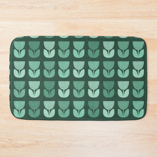 Item preview, Geometric Pattern: Poppy: Dark Blue designed and sold by Red Wolf.