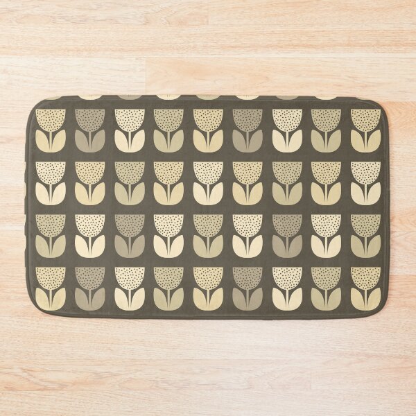 Item preview, Geometric Pattern: Poppy: Dark Brown designed and sold by Red Wolf.