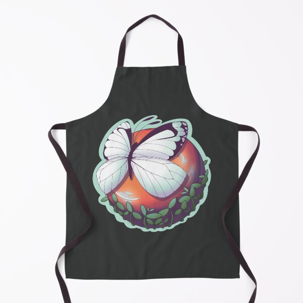 Item preview, Beautiful White Pine Butterfly on a Metal Ball designed and sold by ArtMunchie.