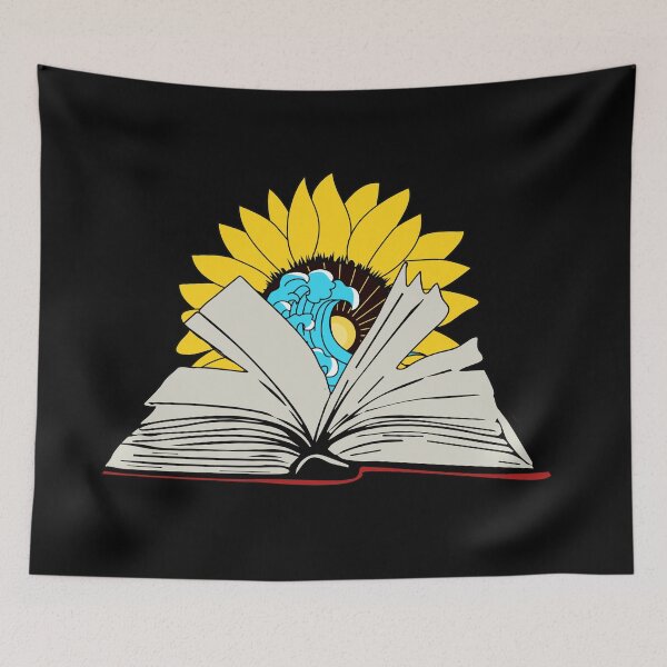 Item preview, Book and sunflower sea waves designed and sold by Rakesh Murugan.