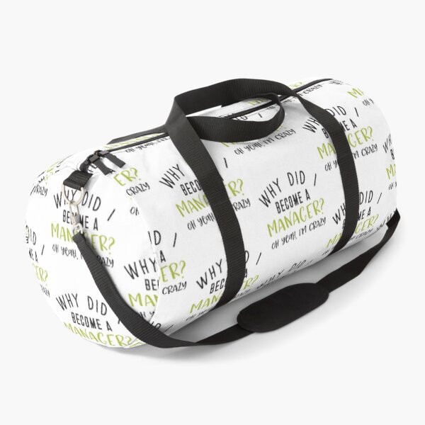 Item preview, Why did I become a manager? Oh yeah, I'm crazy designed and sold by jazzydevil.