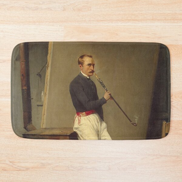 Item preview, Horace Vernet, Self-Portrait with Pipe - Horace Vernet designed and sold by themasters.