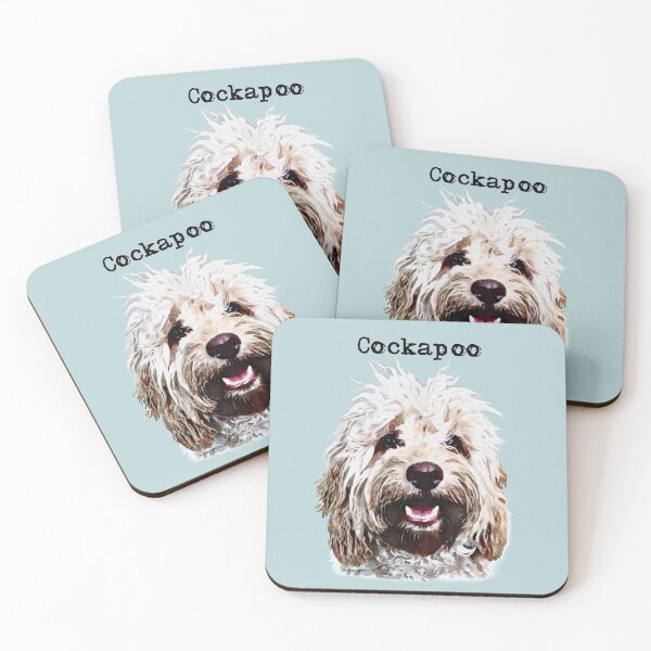 Item preview, Apricot Blonde Cockapoo  designed and sold by Happy Dog Doodles.