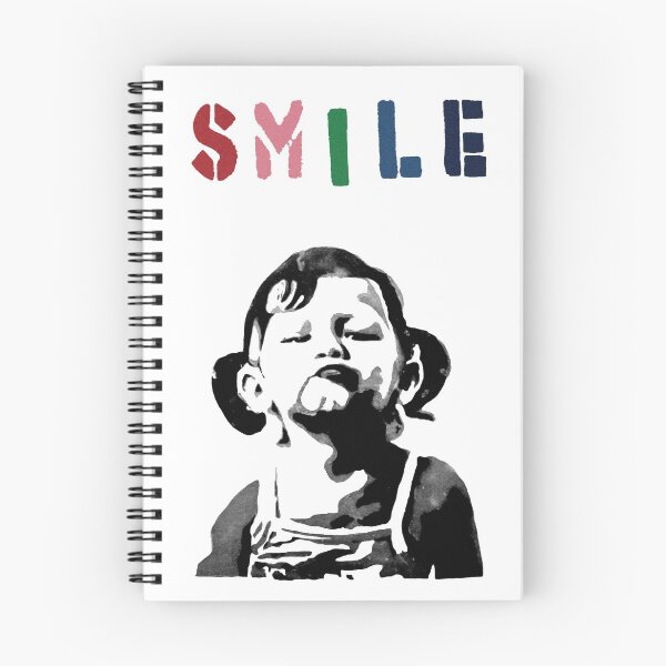 Item preview, Banksy - Smile designed and sold by STREETARTCORNER.
