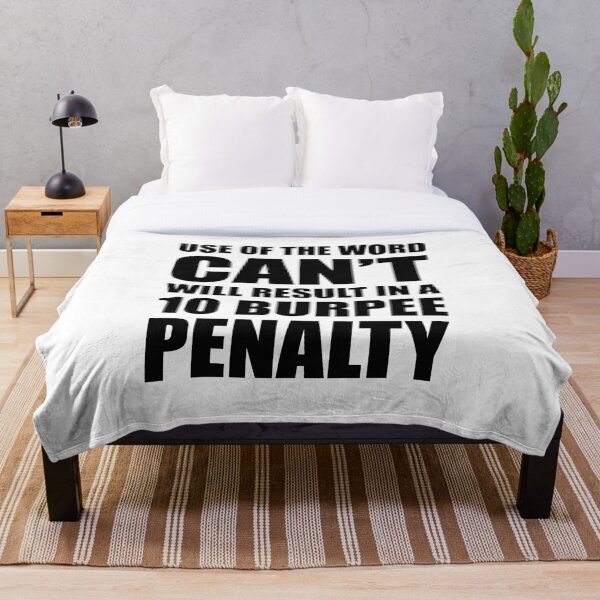 Item preview, Funny Gym Fitness Burpee Penalty designed and sold by JustCreativity.