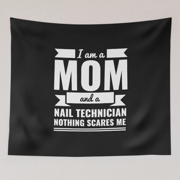 Item preview, Mom Nail Technician Nothing Scares me Mama Mother's Day Graduation designed and sold by losttribe.