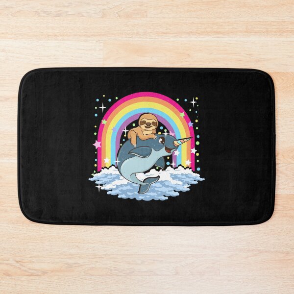 Item preview, Cute Sloth Riding Narwhal The Unicorn Of The Sea designed and sold by perfectpresents.
