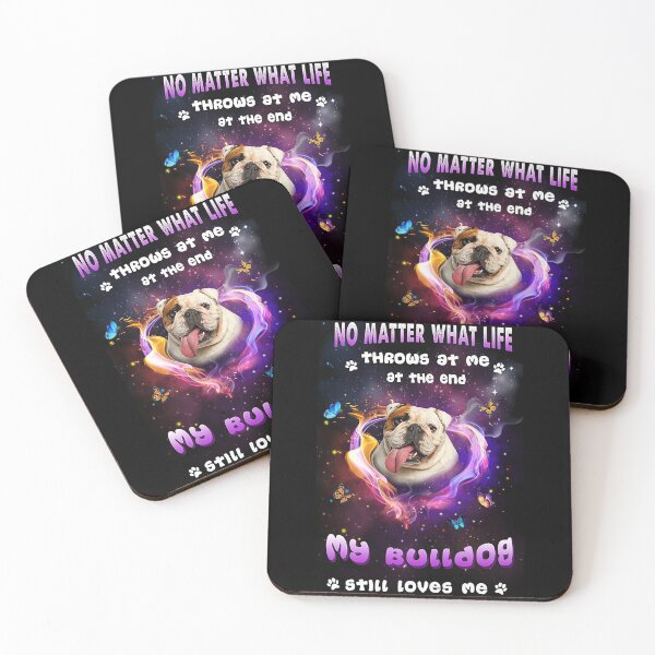 Item preview, My Bulldog Still Loves Me Black Gifts designed and sold by KellyJanosko-bd.