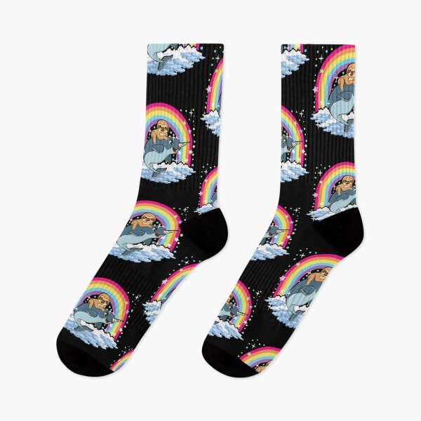 Item preview, Cute Sloth Riding Narwhal The Unicorn Of The Sea designed and sold by perfectpresents.