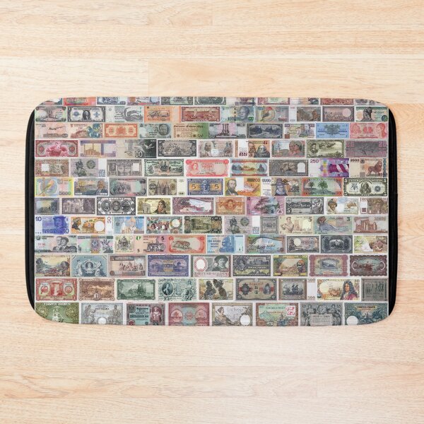 Item preview, Collage of vintage banknotes from all over the world designed and sold by Rogervdb.