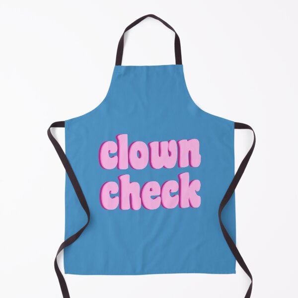 Item preview, clown check designed and sold by TikTokTalk.