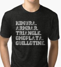 Closed Guard (Brazilian Jiu Jitsu) Tri-blend T-Shirt
