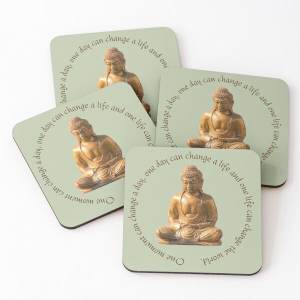 Item preview, Buddha - Change The World - Transparent designed and sold by Finding Fortuity.