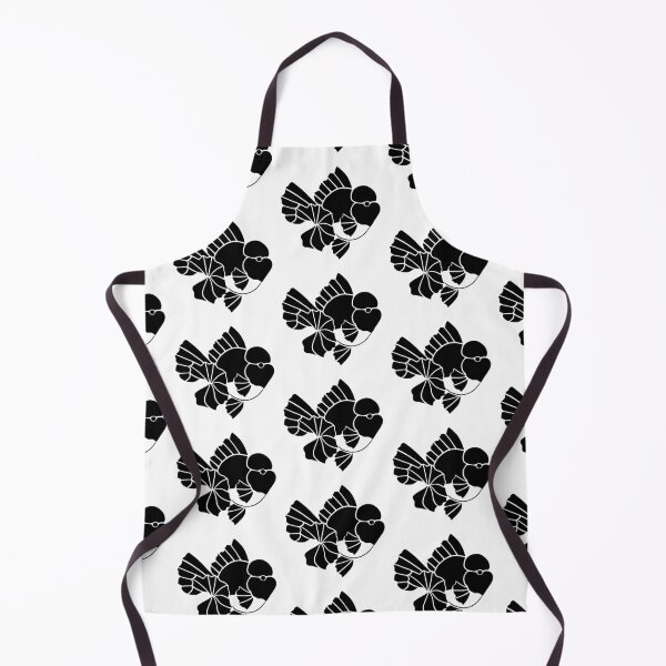 Item preview, Oranda Black and White Goldfish Logo 20 B2 designed and sold by Nosnah.