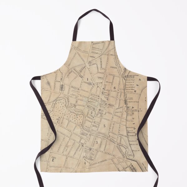 Item preview, Vintage Hartford CT Map (1858) designed and sold by BravuraMedia.