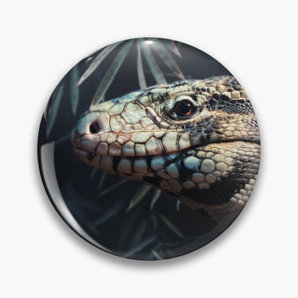 Item preview, Tegu in rainforest  designed and sold by Spikesandscales.