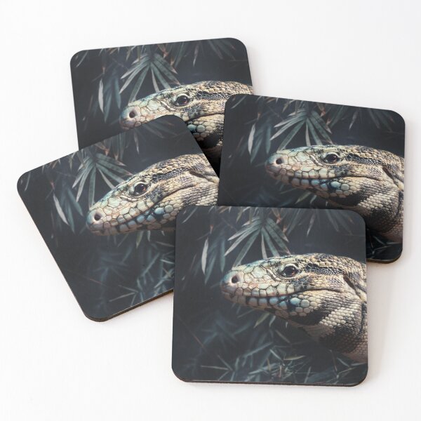 Item preview, Tegu in rainforest  designed and sold by Spikesandscales.