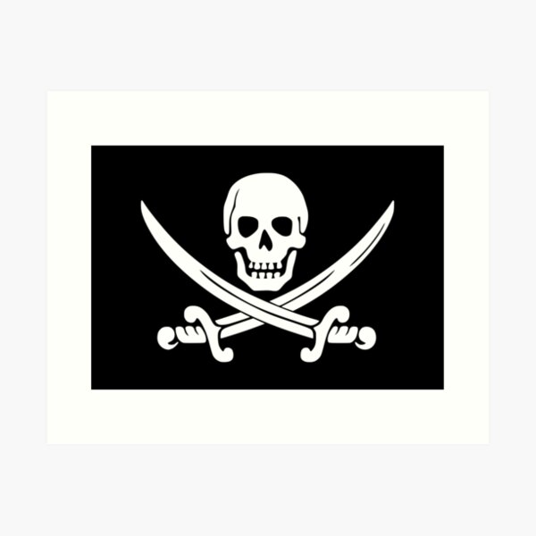 Aperçu de l'œuvre Symbole du drapeau pirate Jolly Roger créée et vendue par TaoJones42.