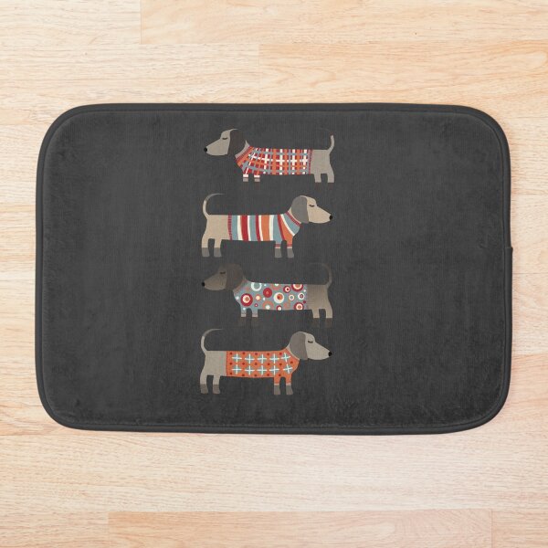 Item preview, Perros salchicha Dachshund con suéteres oscuros designed and sold by squirrell.