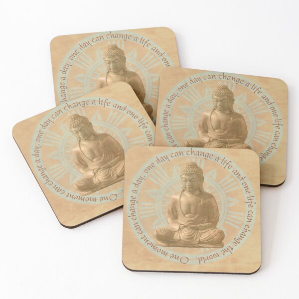 Item preview, Buddha - Change The World - Mandala designed and sold by Finding Fortuity.