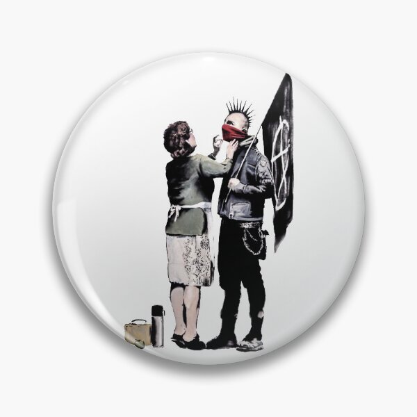 Item preview, Banksy - Mum and Anarchist designed and sold by STREETARTCORNER.