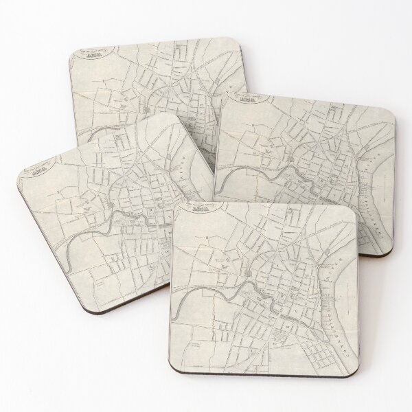 Item preview, Vintage Map of Hartford CT (1859) designed and sold by BravuraMedia.