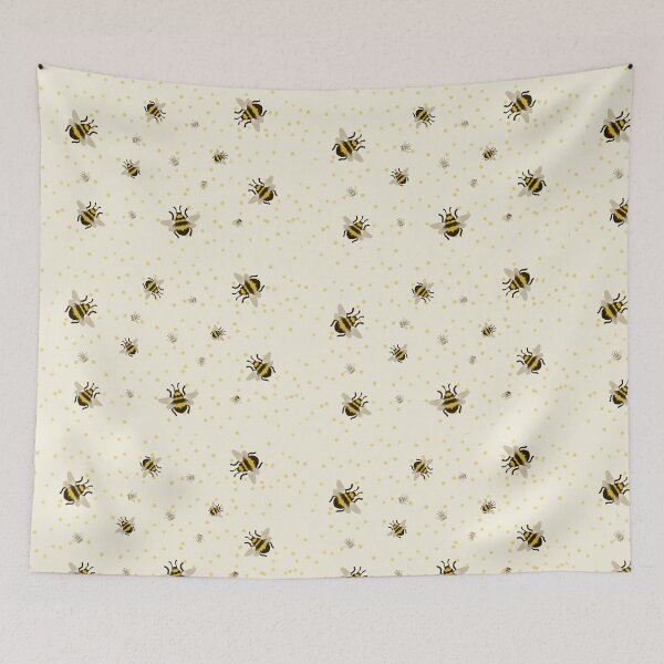 Item preview, Bee print designed and sold by Hannah Hibbert.