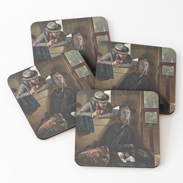 Item preview, Villanelle at the train designed and sold by mainepad.