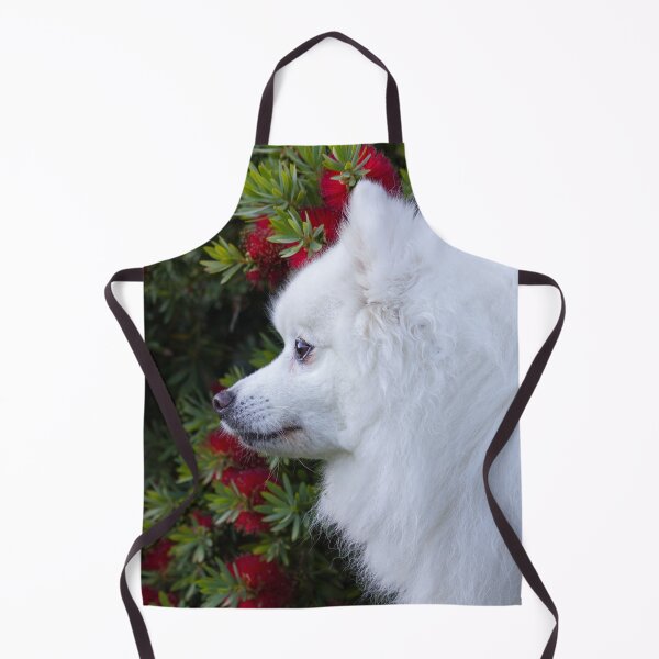 Item preview, Japanese Spitz Rocking Around The Christmas Tree designed and sold by KarenWoodArt.