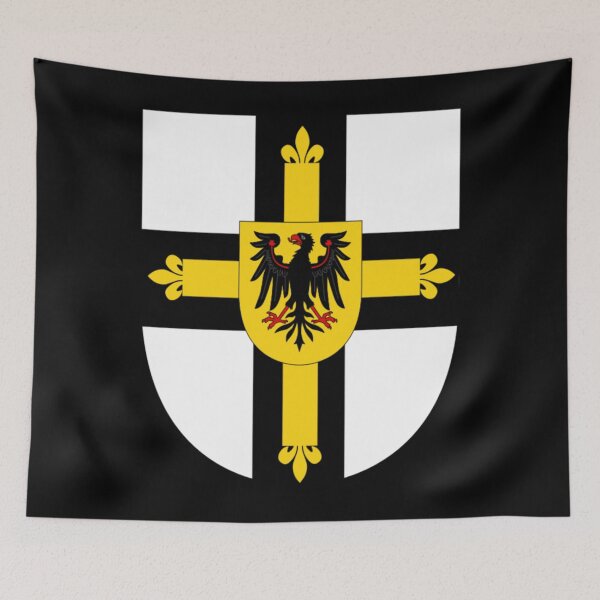 Item preview, Teutonic Order Shield Black Background designed and sold by mattpanta.