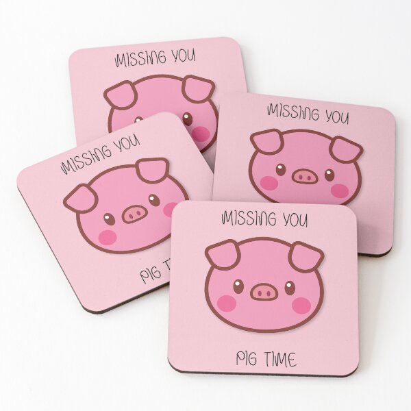 Item preview, Missing you pig time designed and sold by Fanfandom Studio.