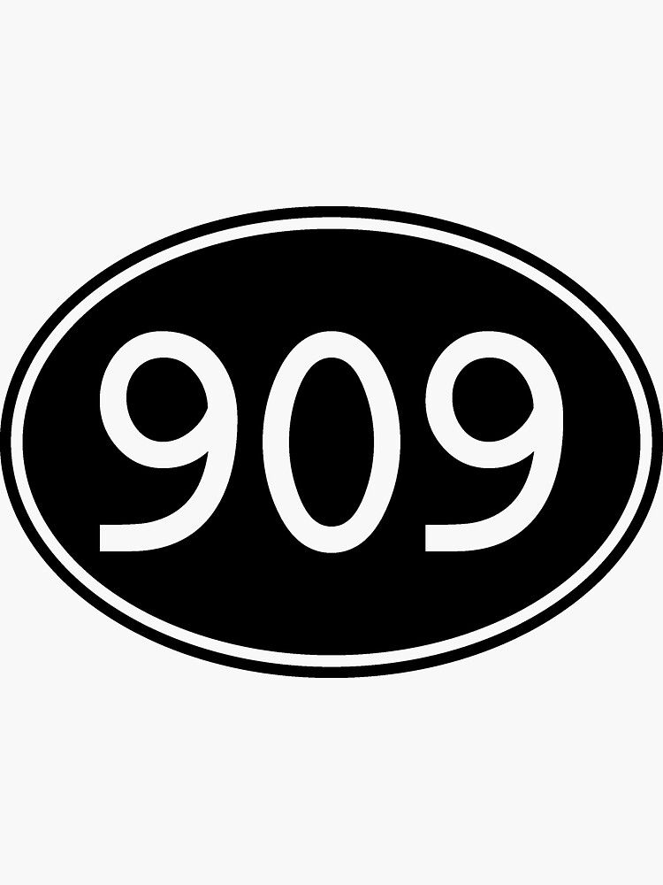 909 area code location