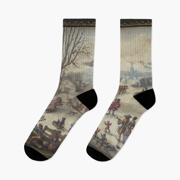 Item preview, Winter Landscape with Figures - Jan Berents designed and sold by themasters.
