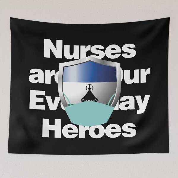 Item preview, Lesotho Nurses are Everyday Heroes designed and sold by HelloFromAja.