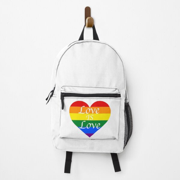 Item preview, Love is Love rainbow heart with white background designed and sold by sunnytvart.