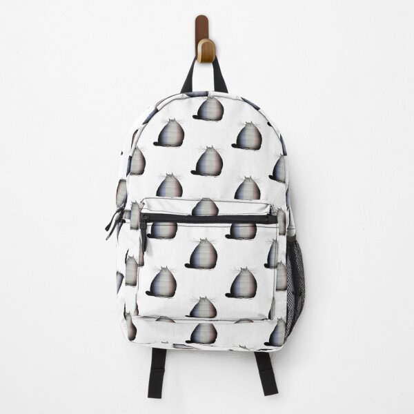 shabby chic short french happy cat Backpack