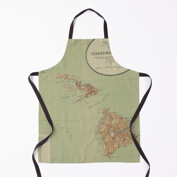 Item preview, Vintage Map of Hawaii (1915) designed and sold by BravuraMedia.