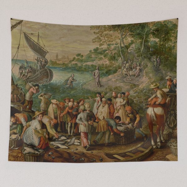 Item preview, The Miraculous Draught of Fishes - Joachim Beuckelaer designed and sold by themasters.