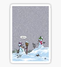 I HATE SNOW Sticker