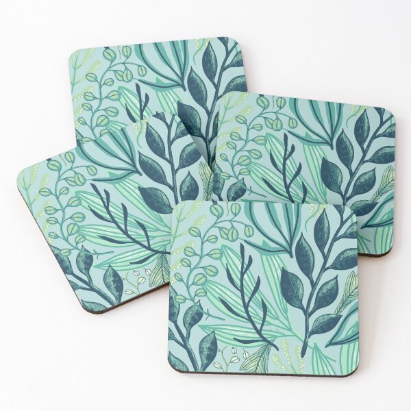 Item preview, Mint Green Grey Nature designed and sold by iamwowie.