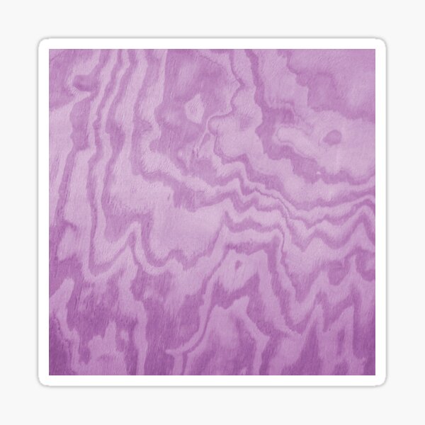 Rustic Wood Effect Texture Purple Sticker
