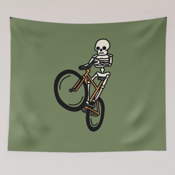 Item preview, Fixie Wheelie Skeleton Dude designed and sold by hadicazvysavaca.