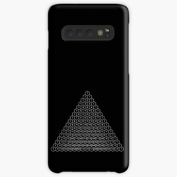 Pascal's Triangle is a triangular array of the binomial coefficients Samsung Galaxy Snap Case