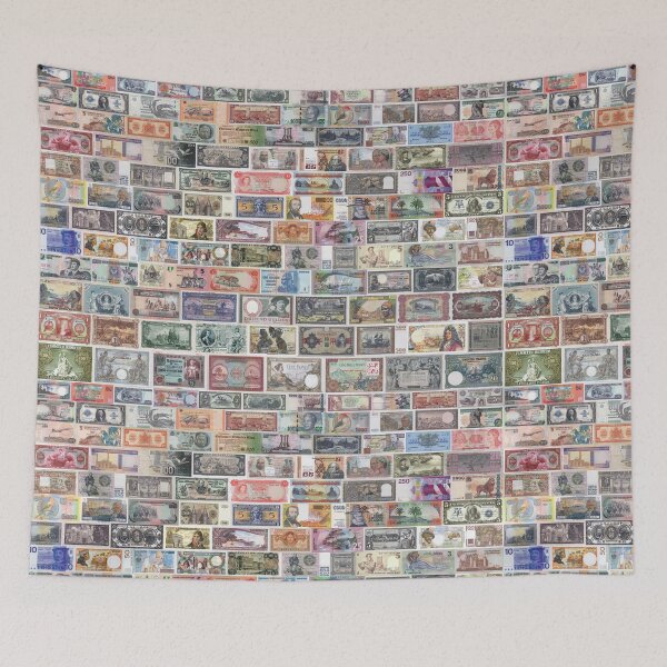 Item preview, Collage of vintage banknotes from all over the world designed and sold by Rogervdb.