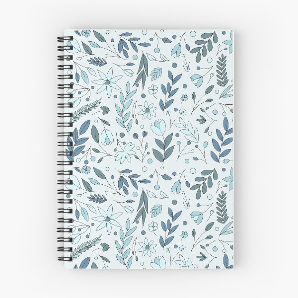 Item preview, Boho Floral Pattern - Blue Palette designed and sold by Renny Iko.