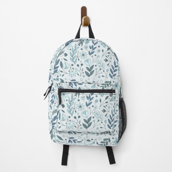 Vista previa del artículo con la obra «Patrón Floral Boho - Paleta Azul», diseñado y vendido por Renny Iko.