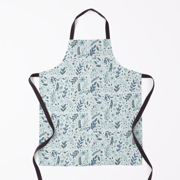 Item preview, Boho Floral Pattern - Blue Palette designed and sold by Renny Iko.