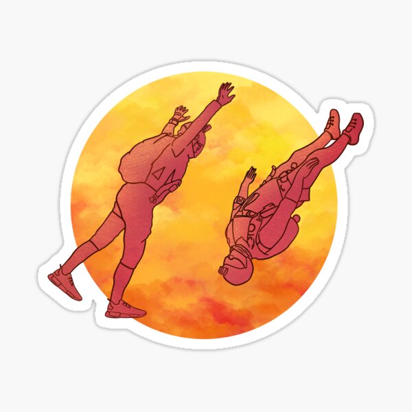 Item preview, Parachutisme au coucher du soleil designed and sold by Hotanist.