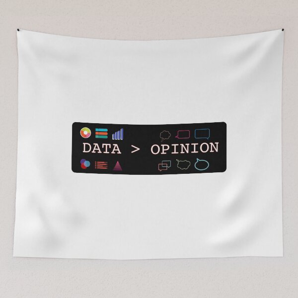 Item preview, Data Science Shirt - Statistics Data is Greater than Opinion - Data Nerd designed and sold by farhanhafeez.